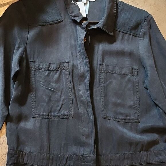 Black Long sleeve jumpsuit size S NWT Young fabulous & broke - Picture 4 of 16